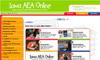 Iowa AEA Online Website Screen Shot